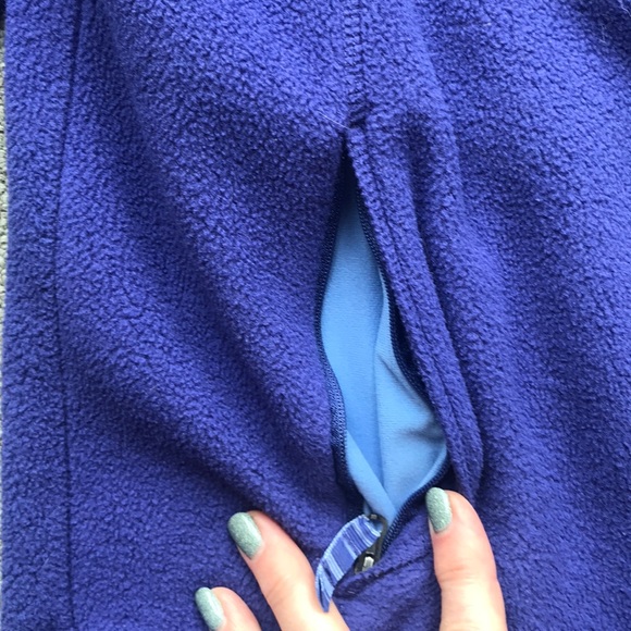 L.L. BEAN JACKET PURPLE FULL ZIP FLEECE SIZE LARGE - Picture 5 of 7